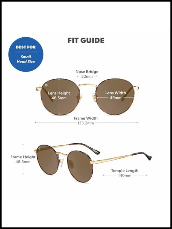 Round Polarized Sunglasses with UV Protection Stainless Steel Frame main image 4